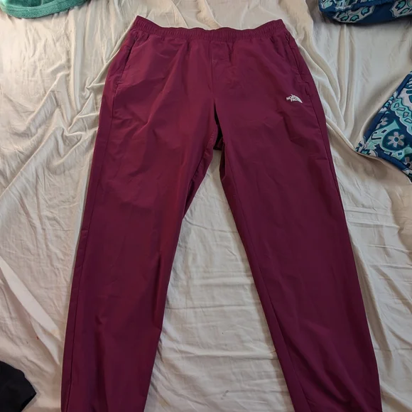 The North Face Burgundy Men's Pants - Picture 1 of 3